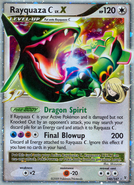 Rayquaza C (146/147) Reverse Holo card image