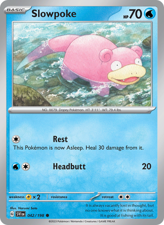 Slowpoke (042/198) Reverse Holo card image