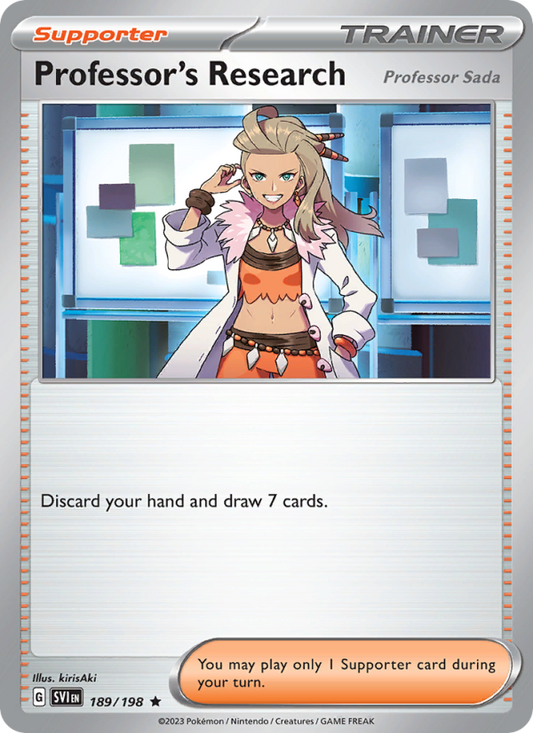 Professor's Research (189/198) Holographic card image