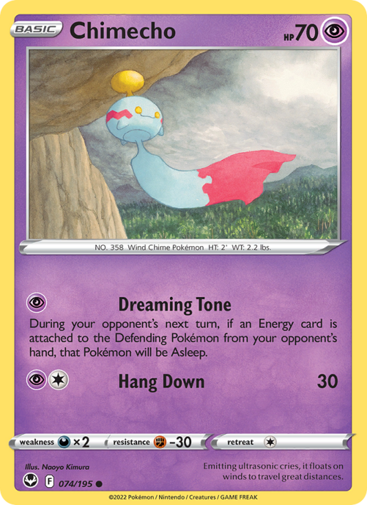 Chimecho (074/195) Reverse Holo card image