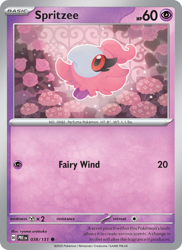 Spritzee (038/131) Reverse Holo card image