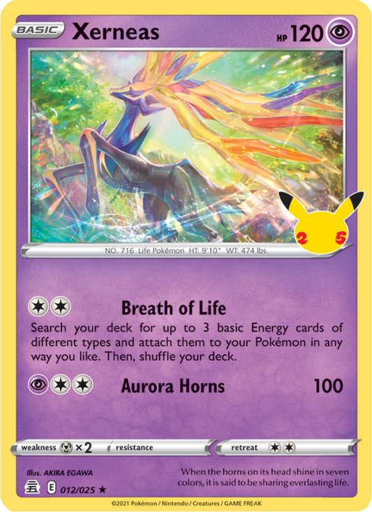 Xerneas (012/25) Holographic card image