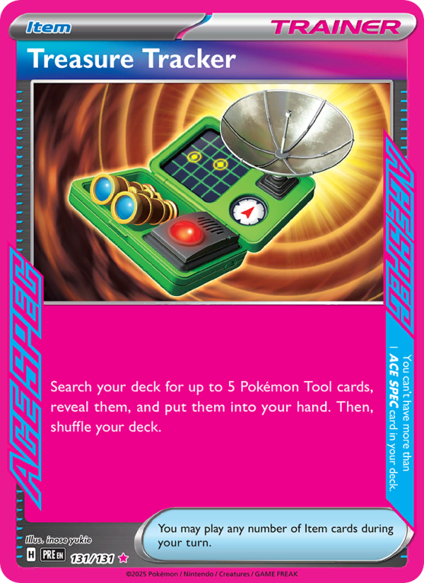 Treasure Tracker (131/131) Reverse Holo card image