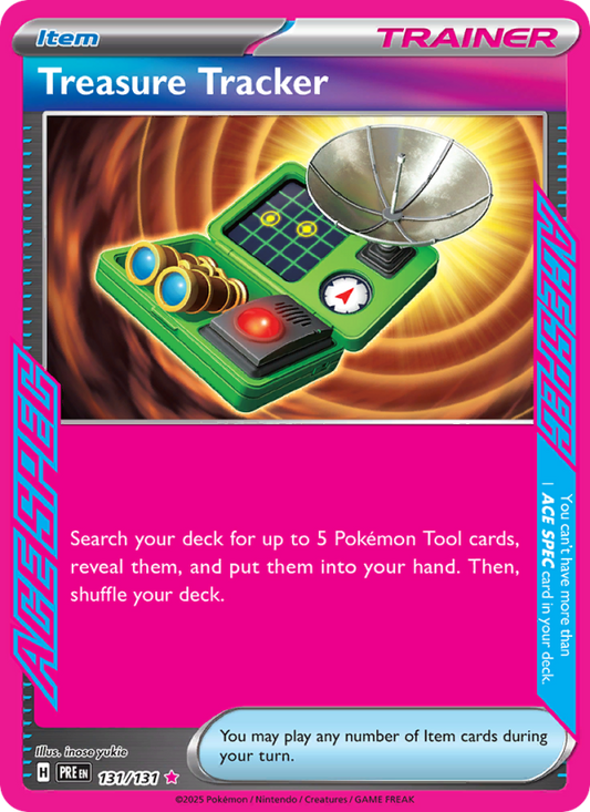 Treasure Tracker (131/131) Reverse Holo card image
