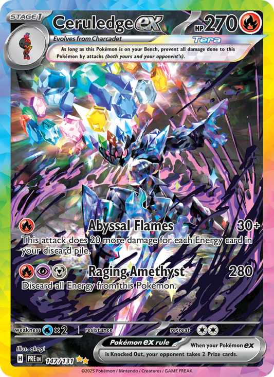 Ceruledge ex (147/131) Reverse Holo card image