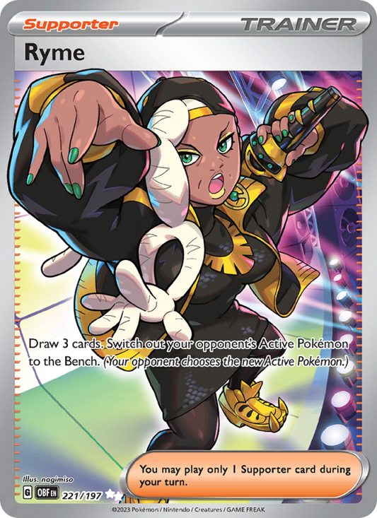 Ryme (221/197) Holographic card image