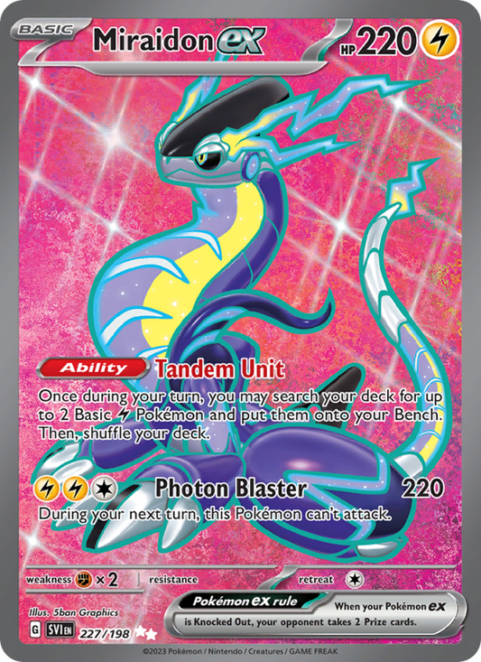 Miraidon ex (227/198) Holographic card image