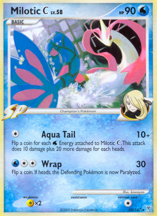 Milotic C (035/147) Reverse Holo card image
