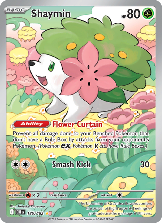 Shaymin (185/182) Reverse Holo card image