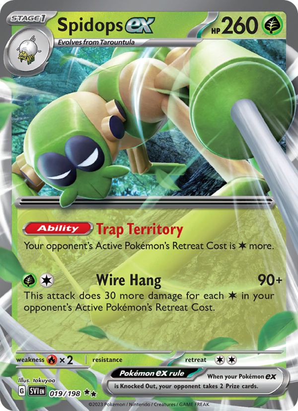 Spidops ex (019/198) Holographic card image