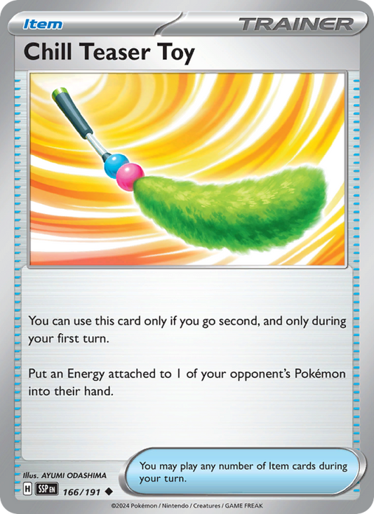 Chill Teaser Toy (166/191) Reverse Holo card image