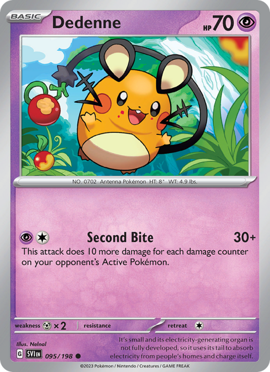 Dedenne (095/198) Reverse Holo card image