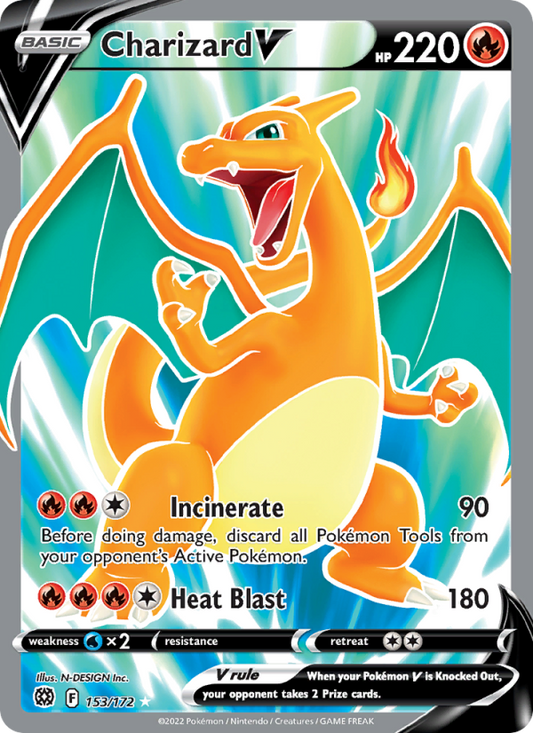 Charizard V (153/172) Holographic card image