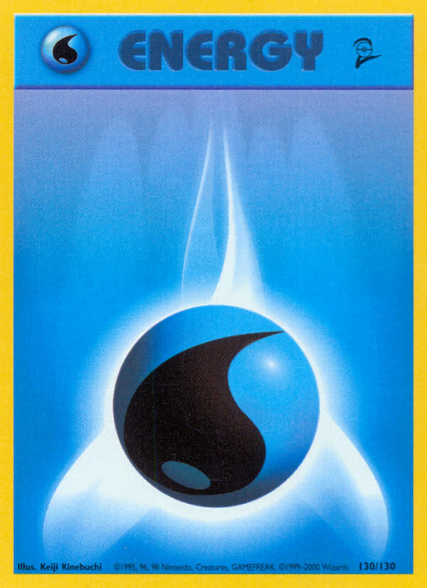 Water Energy (130/130) Reverse Holo card image