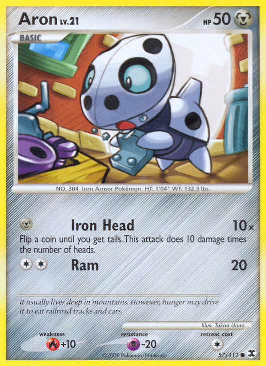 Aron (057/111) Reverse Holo card image
