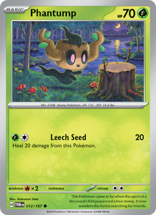 Phantump (012/167) Reverse Holo card image