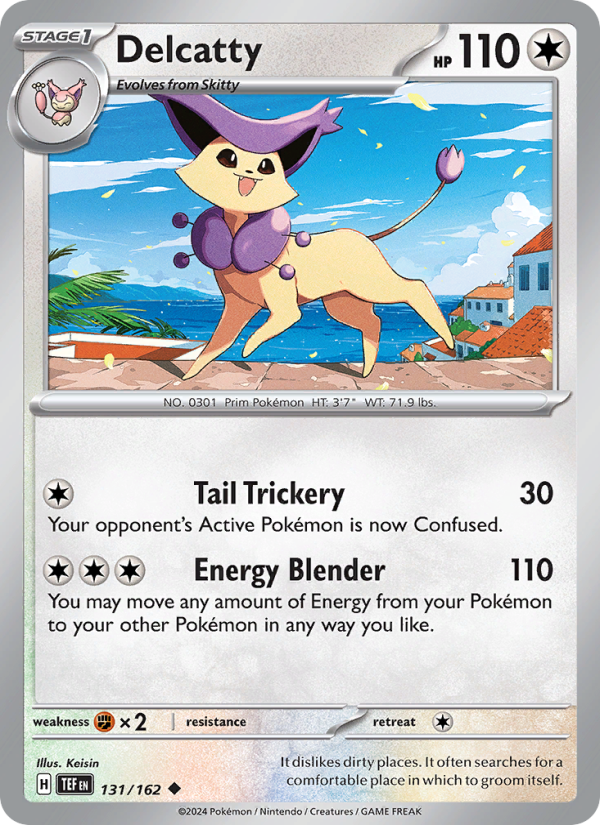 Delcatty (131/162) Reverse Holo card image