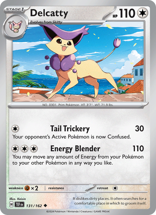 Delcatty (131/162) Reverse Holo card image