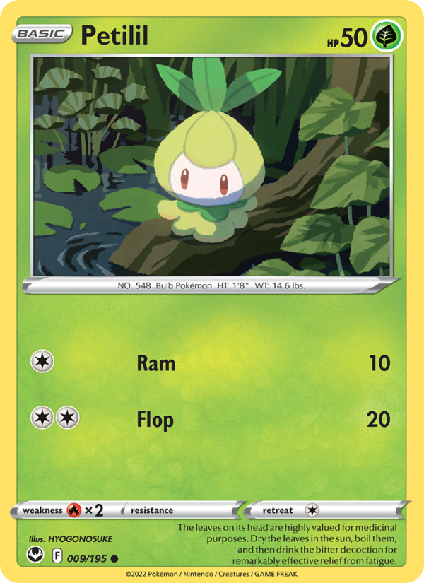 Petilil (009/195) Reverse Holo card image