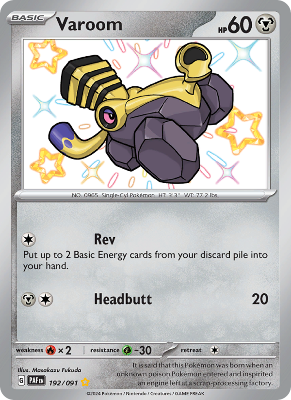 Varoom (192/91) Holographic card image