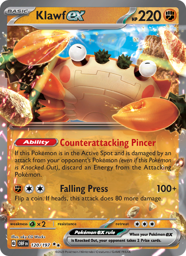 Klawf ex (120/197) Holographic card image