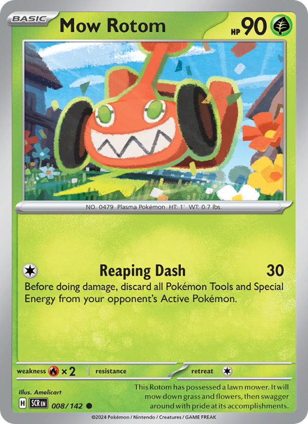 Mow Rotom (008/142) Reverse Holo card image