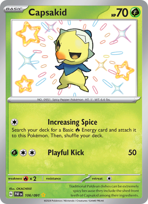 Capsakid (106/91) Holographic card image