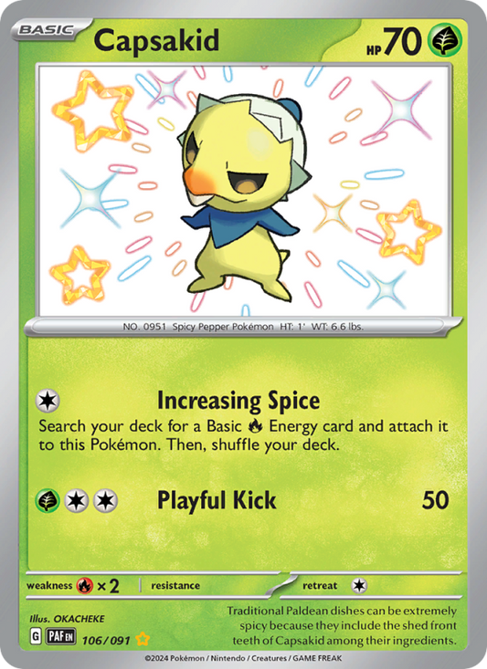 Capsakid (106/91) Holographic card image