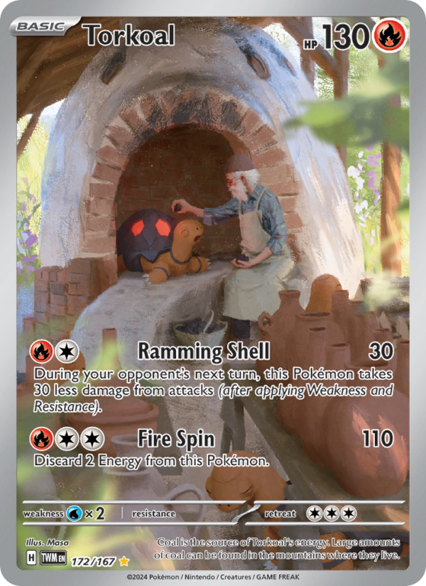 Torkoal (172/167) Holographic card image