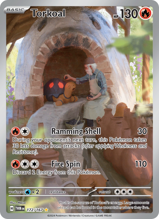 Torkoal (172/167) Holographic card image