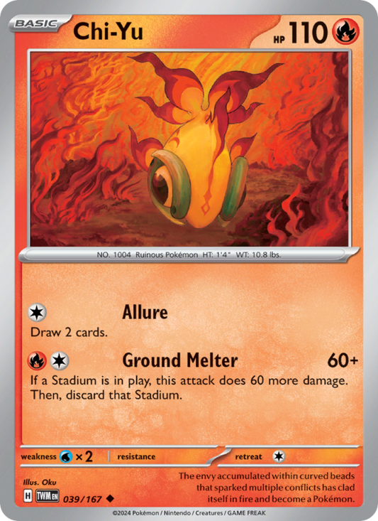 Chi-Yu (039/167) Reverse Holo card image