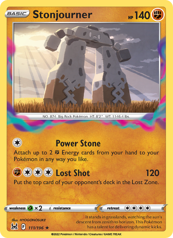 Stonjourner (111/196) Reverse Holo card image
