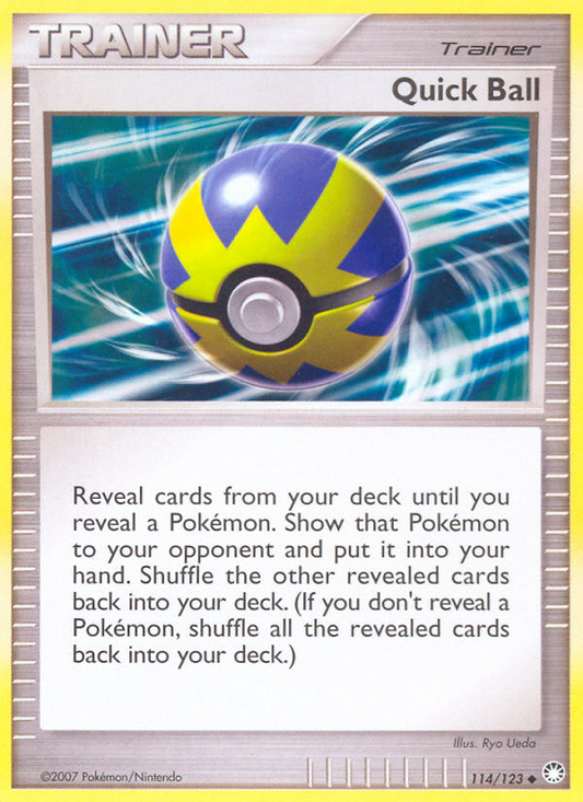 Quick Ball (114/122) Reverse Holo card image