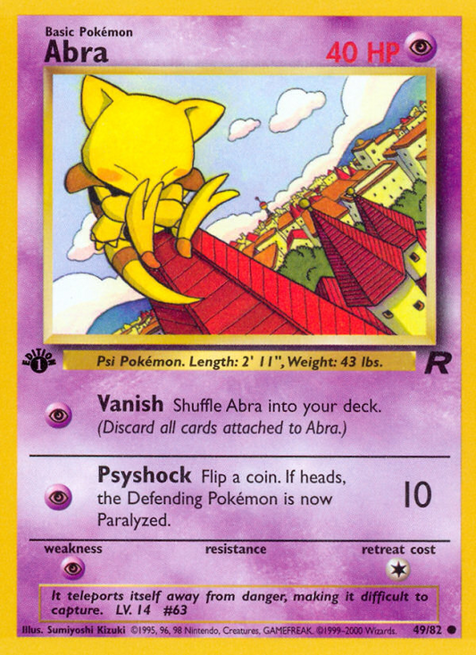 Abra (049/82) Reverse Holo card image