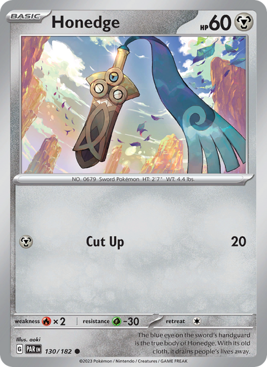 Honedge (130/182) Reverse Holo card image