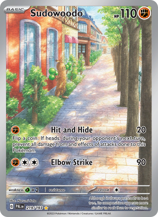 Sudowoodo (219/193) Holographic card image