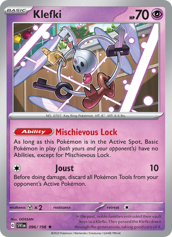 Klefki (096/198) Holographic card image