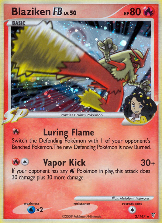 Blaziken FB (002/147) Reverse Holo card image