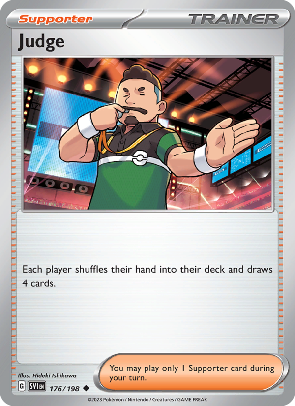 Judge (176/198) Reverse Holo card image