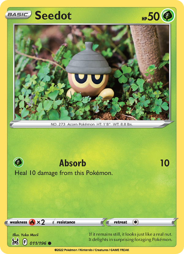 Seedot (011/196) Reverse Holo card image