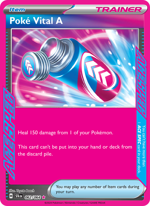 PokÃ© Vital A (062/64) Holographic card image