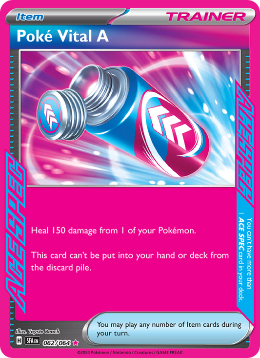 PokÃ© Vital A (062/64) Holographic card image
