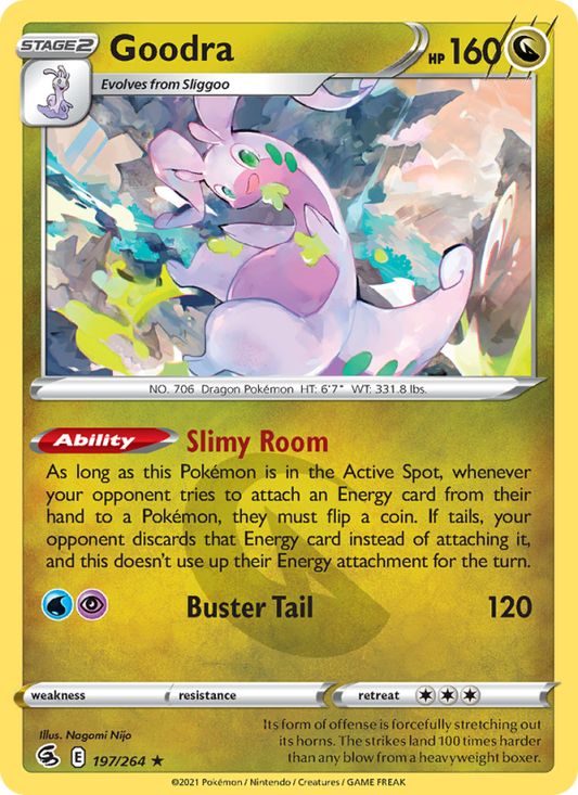 Goodra (197/264) Reverse Holo card image