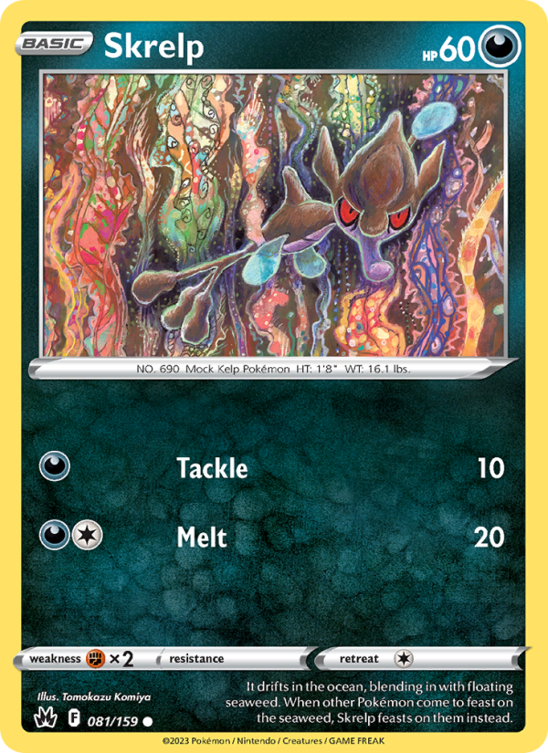 Skrelp (081/159) Reverse Holo card image