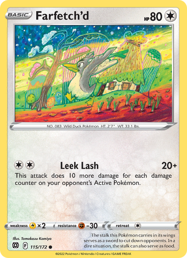 Farfetch'd (115/172) Reverse Holo card image