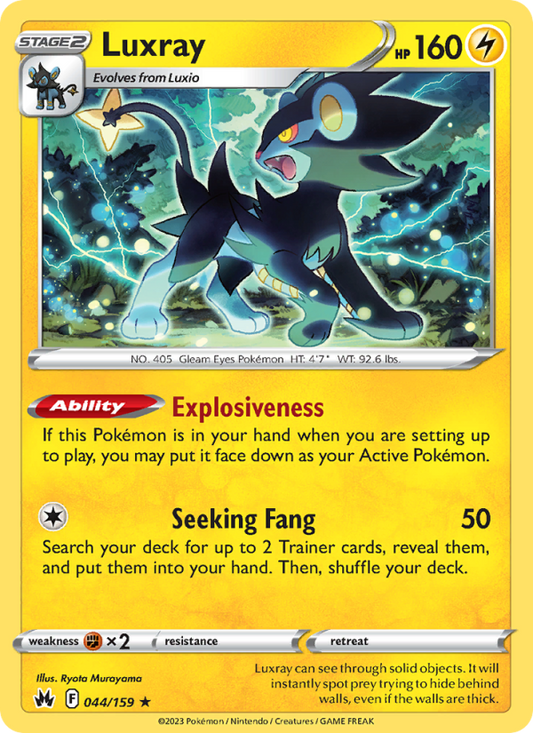 Luxray (044/159) Reverse Holo card image