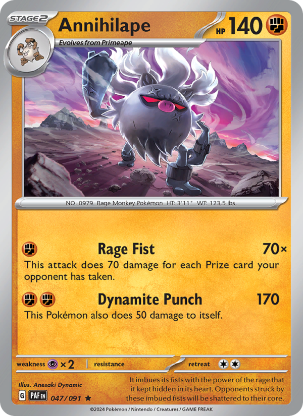 Annihilape (047/91) Reverse Holo card image