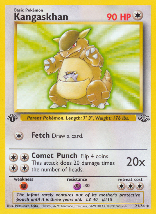 Kangaskhan (021/64) Reverse Holo card image