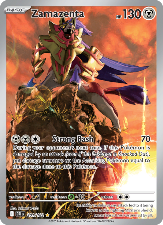 Zamazenta (201/182) Reverse Holo card image