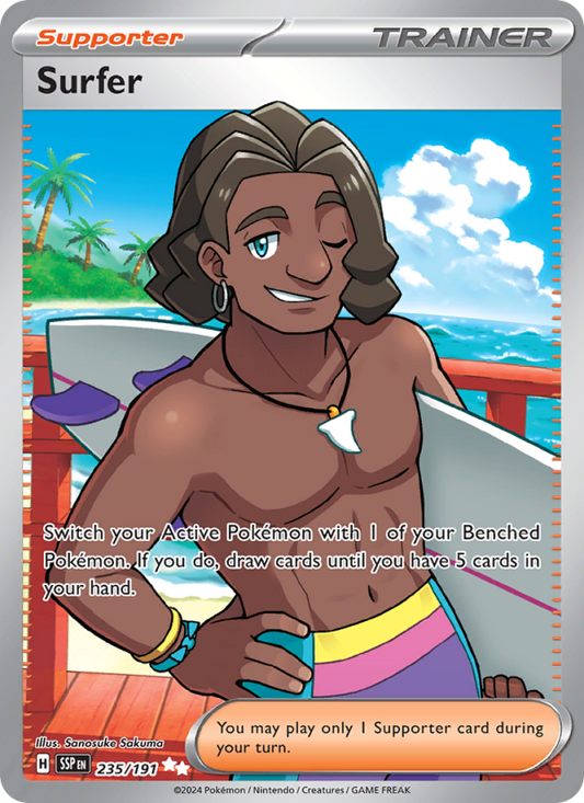 Surfer (235/191) Holographic card image